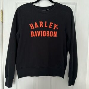 Harley Davidson cropped sweatshirt